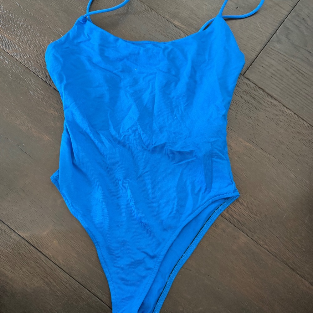Zara blue bodysuit